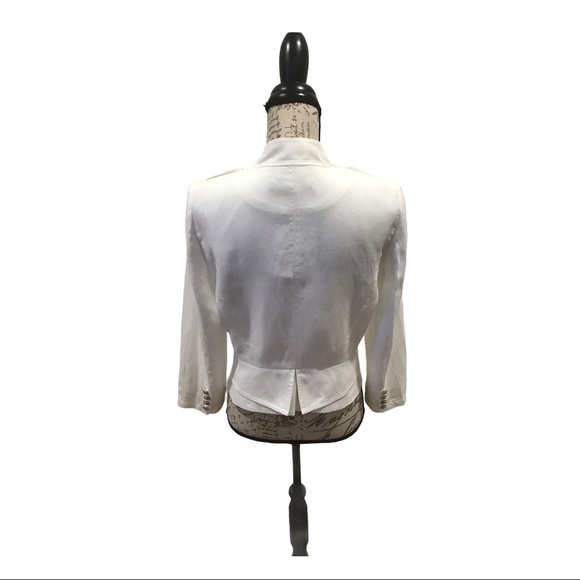 WHBM Band Jacket White size 8 - Picture 5 of 7